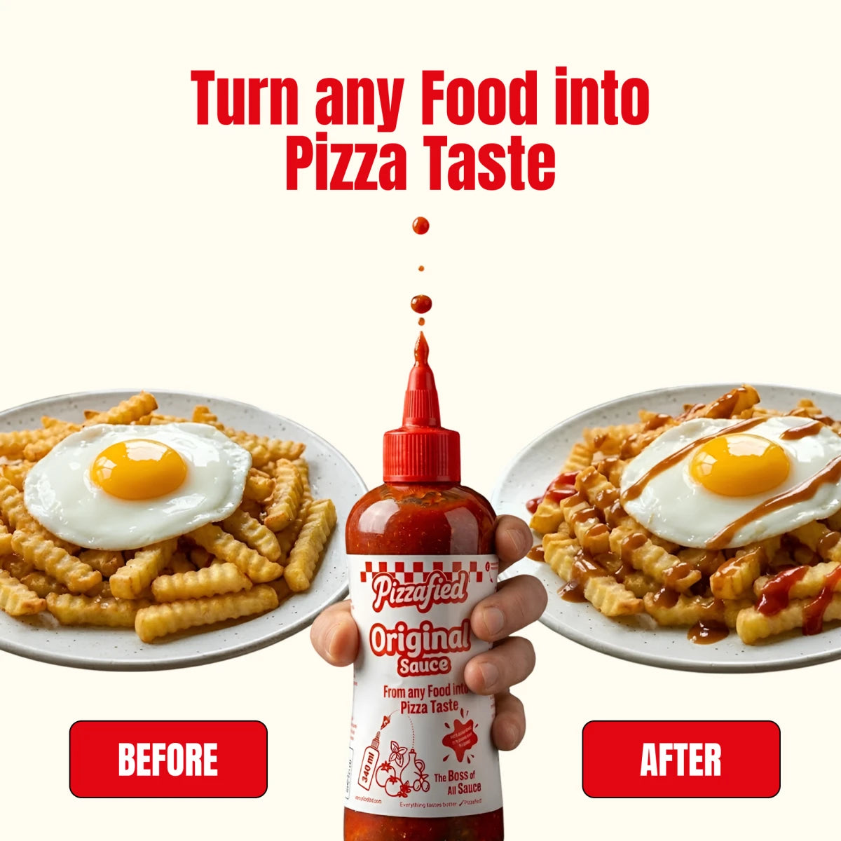 Pizzafied Original - Pizza omáčka na hotové jídlo 340ml